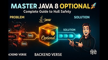 Master Java 8 Optional Class in One Video 🚀 | Complete Guide with Examples | Hindi Tutorial