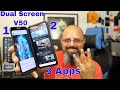 LG V50 ThinQ 5G Dual Screen Review  - Does Having 2 Displays Help? - Gaming, Multitasking