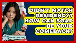 Didn't Match Residency? How Can SOAP Be Your Comeback? - Med School Survival Guide