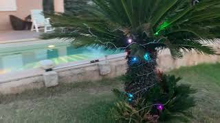 Guirlande lumineuse extérieure 10m 100 LED RGB radio-commande vidéo