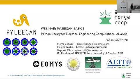 Pyleecan webinar Basics: Pyleecan basics, call of FEMM, use of the GUI