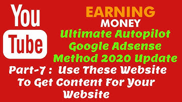 Use These Website To Get Content For Ur Website Ultimate Autopilot Google Adsense Method 2020 Part-7