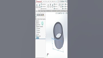 Solidworks Extrude Bossbase and Wrap Command #solidworks#solidworks3D