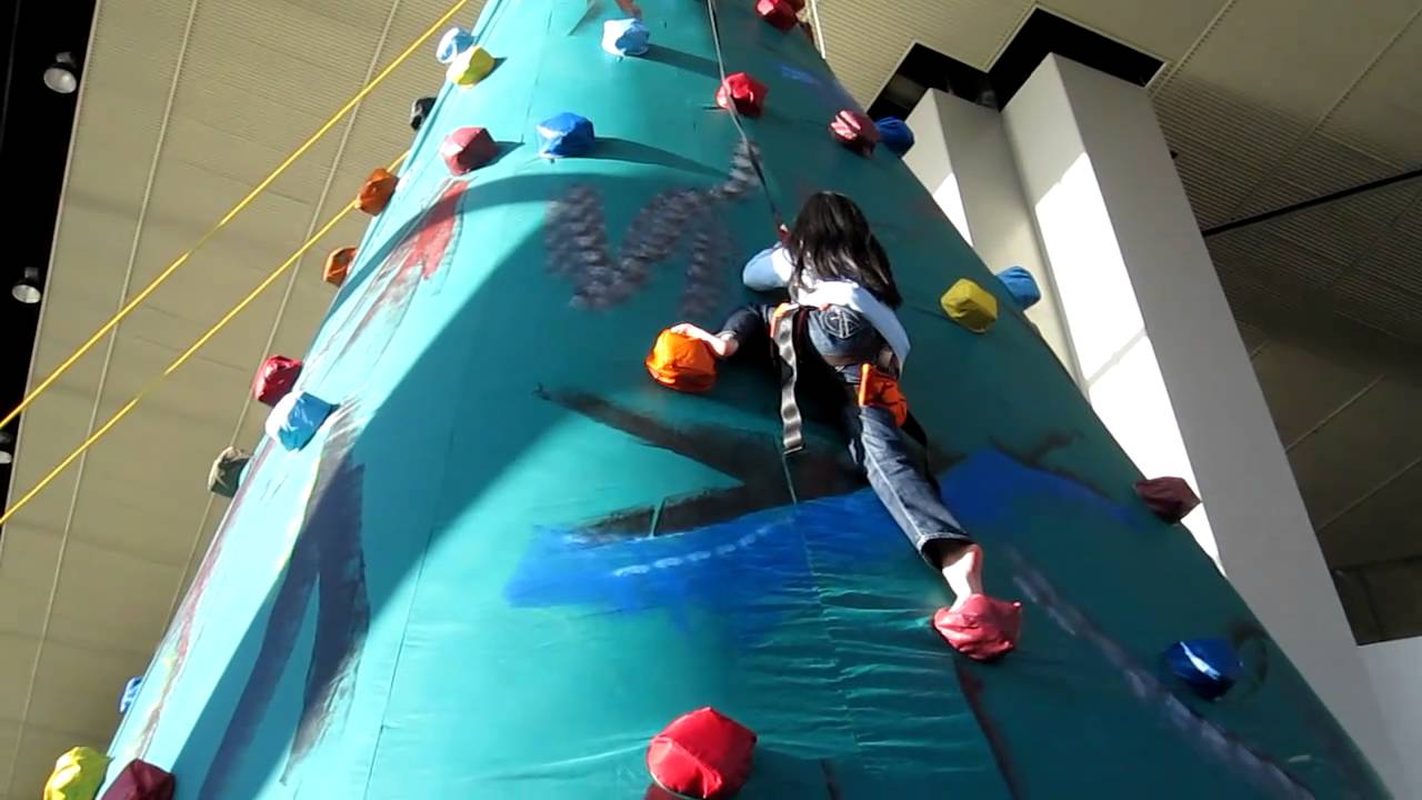 Vivian's Rock Wall Climbing YouTube
