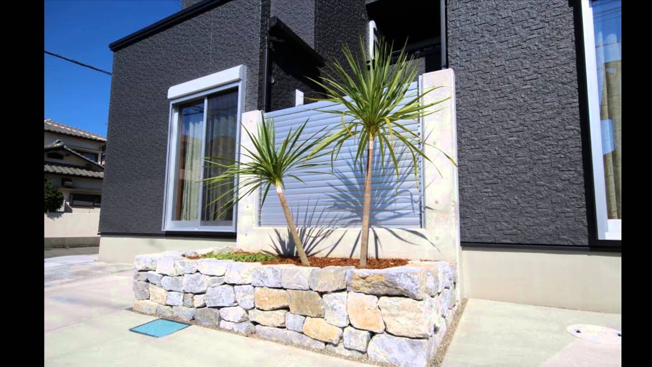 アースガーデン 外構専門店 クールモダンな石積花壇とｒｃ壁で目隠し ｎ様邸施工物語 Youtube