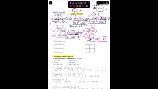 Multiplying Polynomials Box Method