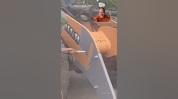 Quitar pintura es muy fácil con una pistola de arena.Decapar un tractor o coche#pintura #decapar