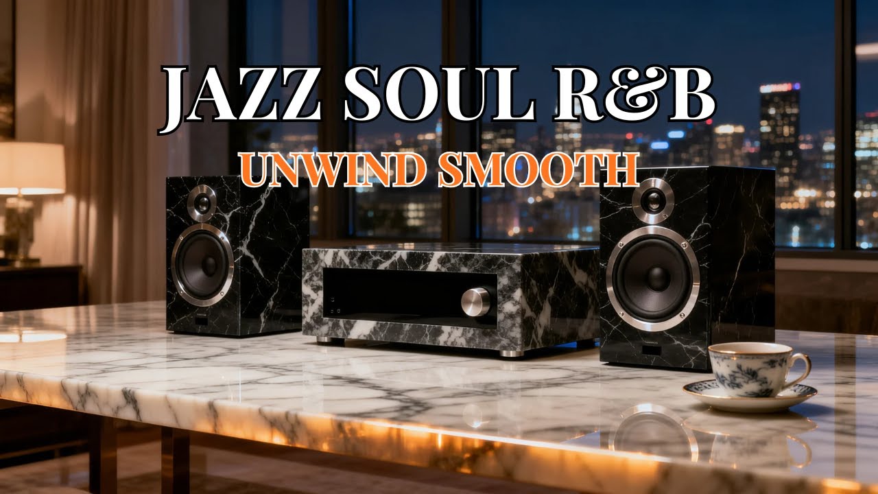 24/7 Smooth Jazz x Soulful R&B – Sunset Lounge Vibes for Calm
