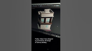 3d Exterior Of 2 Storey House Designed by Me in 3ds Max | Model Texturing || Rajesh
