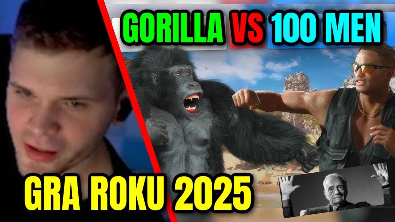 GUCIO I GORILLA VS 100 MEN | GRA ROKU 2025 | CINEMA #h2p_gucio #gucioshoty