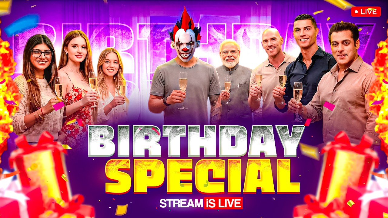 Birthday Special Stream | Come Let's Play Together  🙌