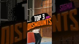 sigma dismounts 🧏🏻‍♂️ #calisthenics #castaway #backflip #dismount #streetworkout  #parkour #top3
