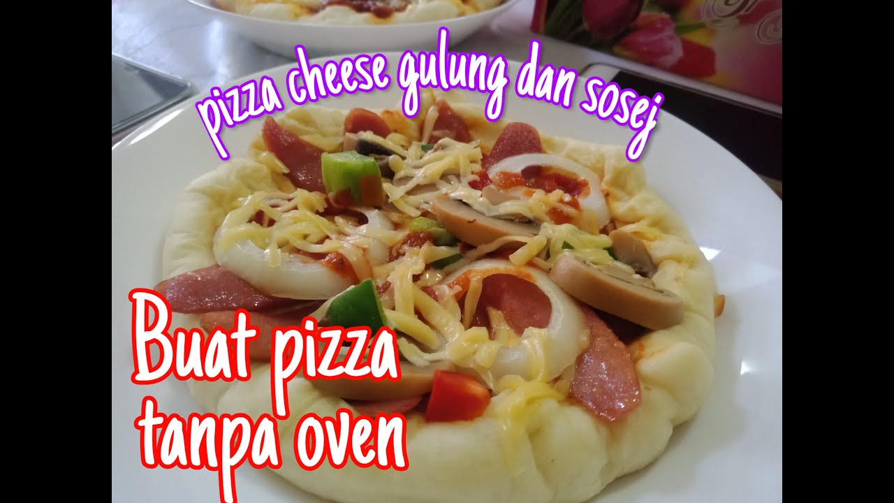 Pizza cheese gulung dan sosej - YouTube