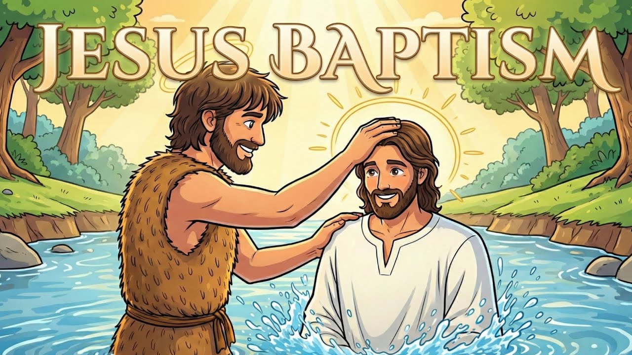 The Story of The Baptism of Jesus | Animated Bible Story - YouTube