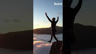 POV: Walking a Tightrope Over a Cliff #glass#rokid