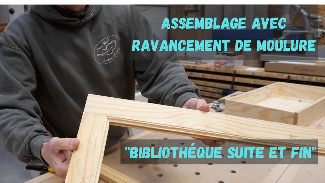 faire des portes avec ravancements de moulures - YouTube