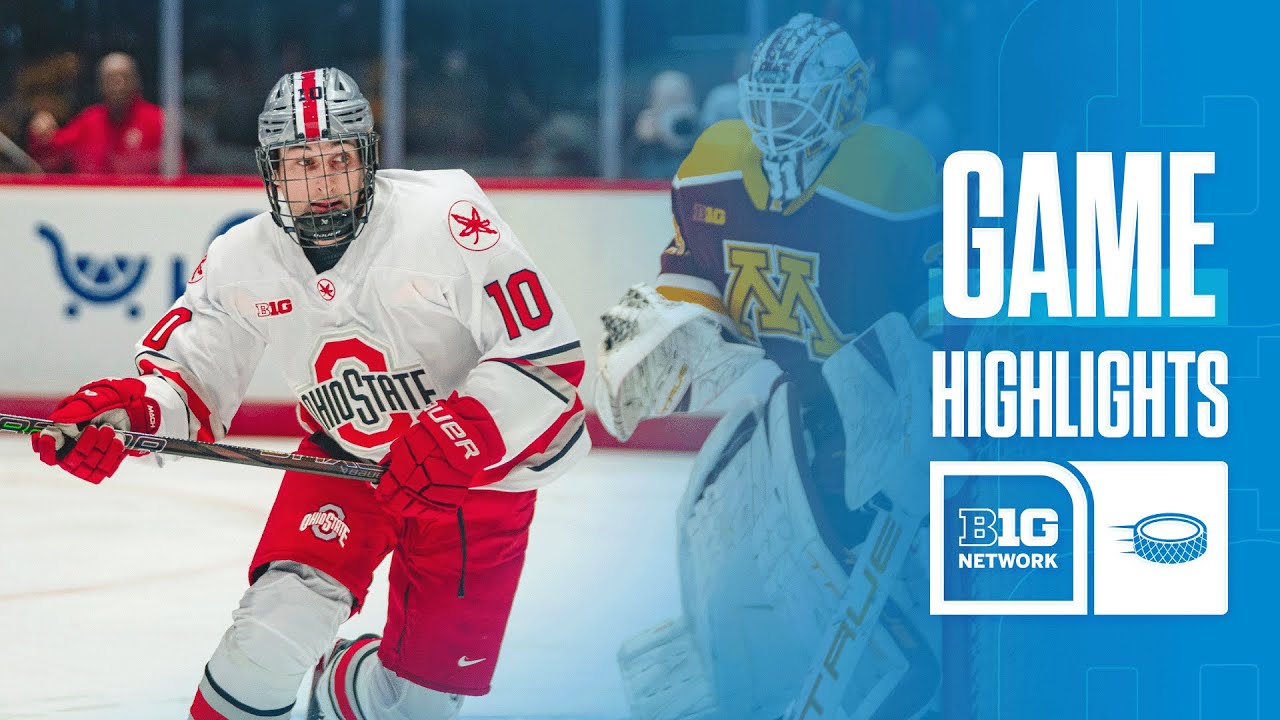 Minnesota at Ohio State | HIGHLIGHTS | Big Ten Hockey | 12/04/2025
