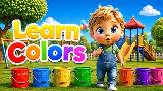 Learn Colors Red Blue Yellow Green More Fun 3D Toddler Learning Kids
