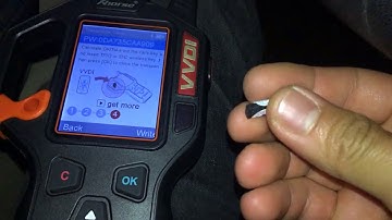 Deco Chip key Mitsubishi Xpander 2019 by VVDI Key Tool