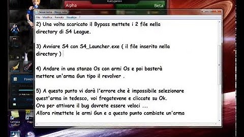 S4 League Tutorial Bug [ITA]