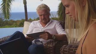 Richard Branson on working from Necker Island