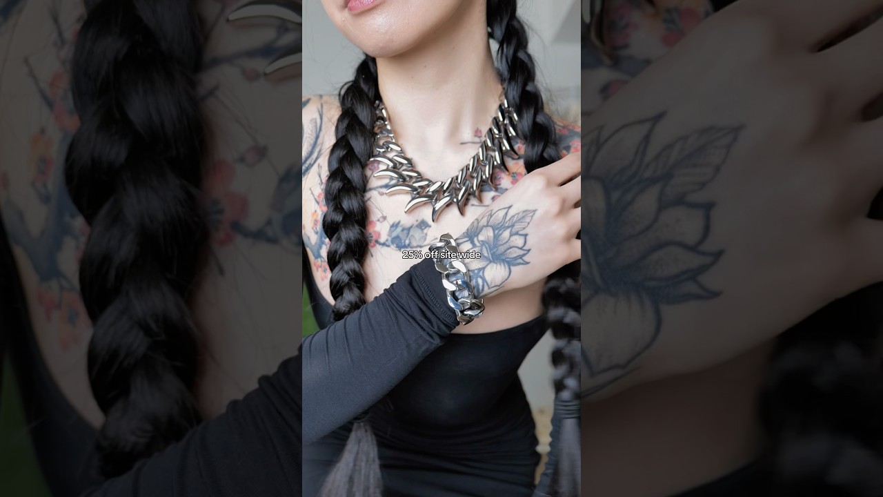 This Vitaly Chain CHANGED My Entire Outfit #statementjewelry - YouTube