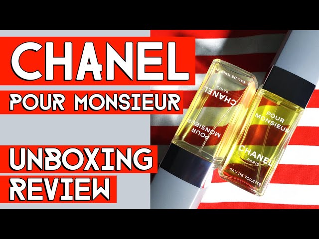 A bottle of Chanel Pour Monsieur eau de toilette mens aftershave