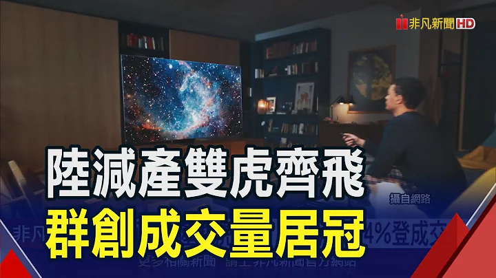 群创涨4.74%爆13万张大量！中国面板厂大减产稳价 明年旺季前可望提前复苏｜非凡财经新闻｜20231204 - 天天要闻