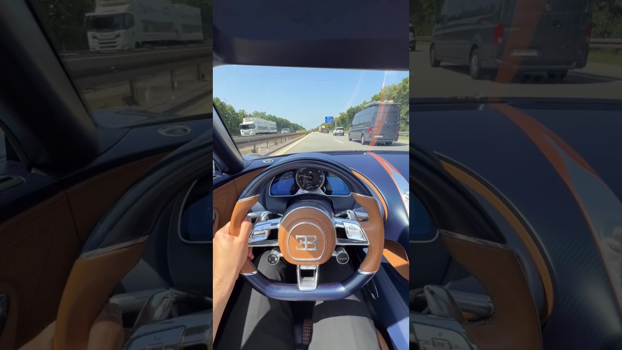 bugatti chiron pur sport exhaust 🔊 asmr 