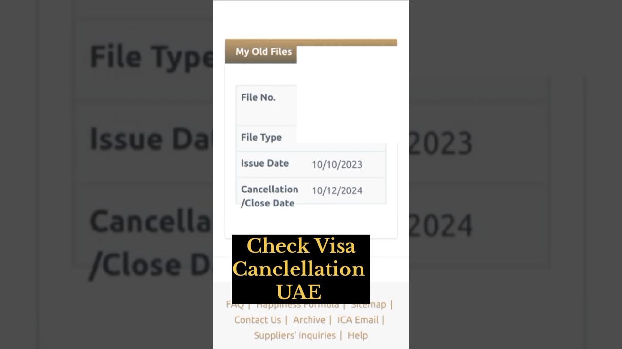 How To Check UAE Visa Cancellation Status #uaevisa #uaevisacancellation #uaevisastatus