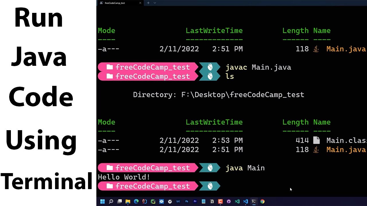 Run Any Java Code/Program Directly From The Terminal - YouTube