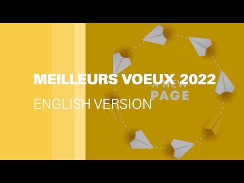 Best wishes for 2022 - English version