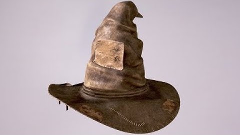 3d The Sorting Hat (from Harry Potter)