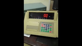 How to Calibrate A300 Electronic Indicator by Care international Scale