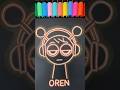 Drawing NEON Sprunki⚡️OREN