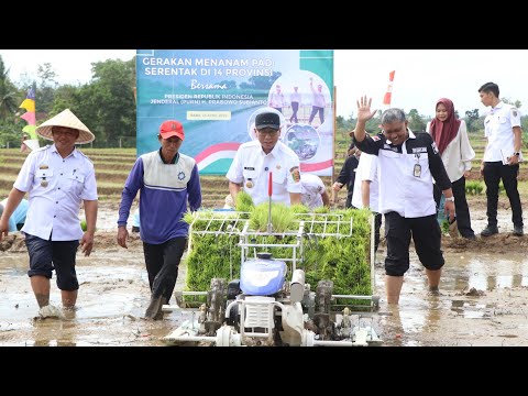 Gubernur Rahmat Mirzani Lakukan Gerakan Indonesia Menanam di Provinsi Lampung