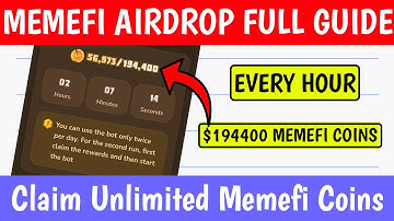 Memefi Airdrop Claim Tutorial In Hindi || Memefi Airdrop Full Guide || New Crypto Airdrop Today