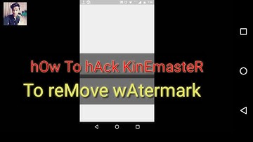 How to remove watermark on kinemaster (no root)