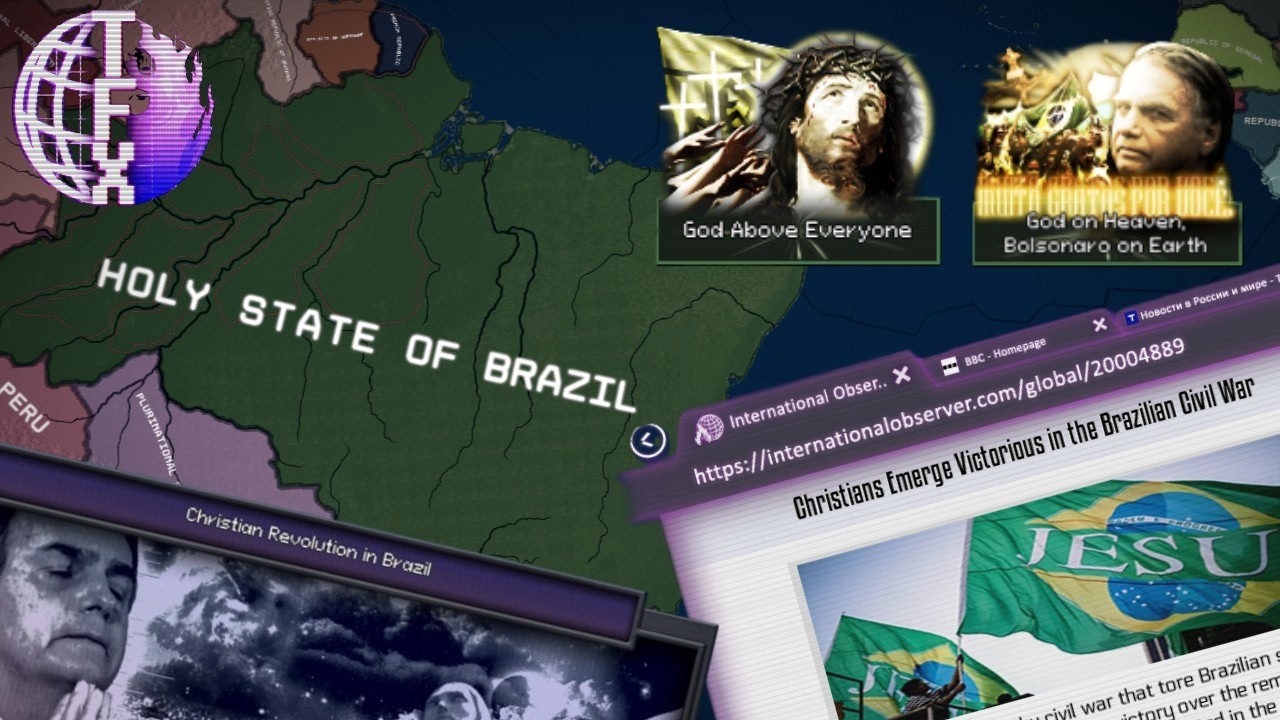 DIVINE BRAZIL Rises From the CIVIL WAR... ( Hoi4 : The Fire Redux