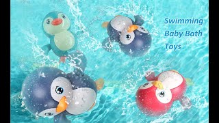 ADKD Swimming Penguin Bath Floating Toys Cute Bathing Toys for Toddlers, Bathtub Toys screenshot 3