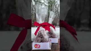 Making Strawberry Almond Dark Chocolate Truffles shorts chocolatemaking valentinesday truffle