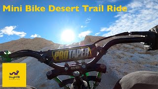 Coleman Mini Bike Trail Ride| Desert Mini BIke Exploration