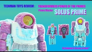 TRANSFORMERS POWER OF THE PRIMES Prime Master SOLUS PRIME(OCTOPUNCH)