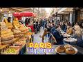 Paris City Center 2026 Cafés Crowded Streets Sunshine 4K Paris Walk