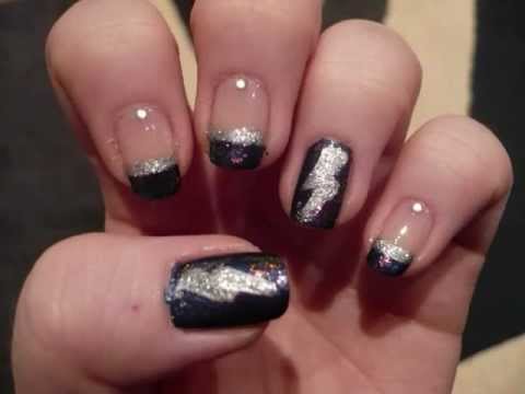 Simple Lightning Bolt Nail Art Design You Simple Lightning Bolt Nail Art Design