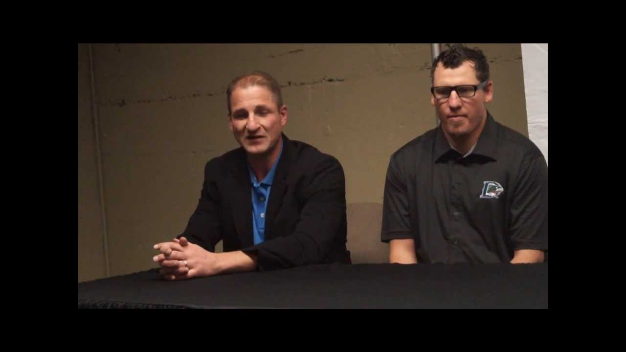 Denver Cutthroats Assistant Coach Brad Smyth Press Conference 10/17/2013