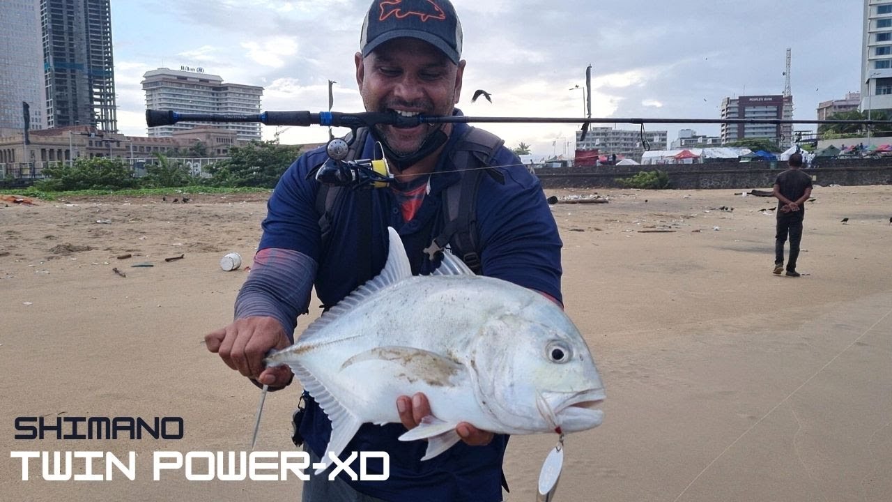 SURF FISHING WITH SHIMANO TWIN POWER XD CENTURY WEAPON JR SHORE GT