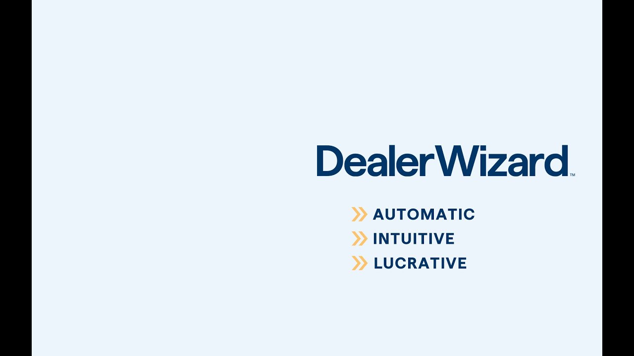 Dealer Wizard 2 Minute Video YouTube