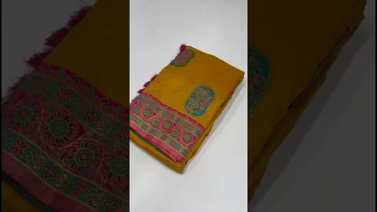 Latest Pashmina Darbari Saree