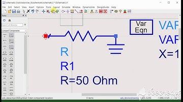 Ch2: ADS Schematic | Introduction to Keysight Advanced Design System (ADS) | Tutorial for beginners